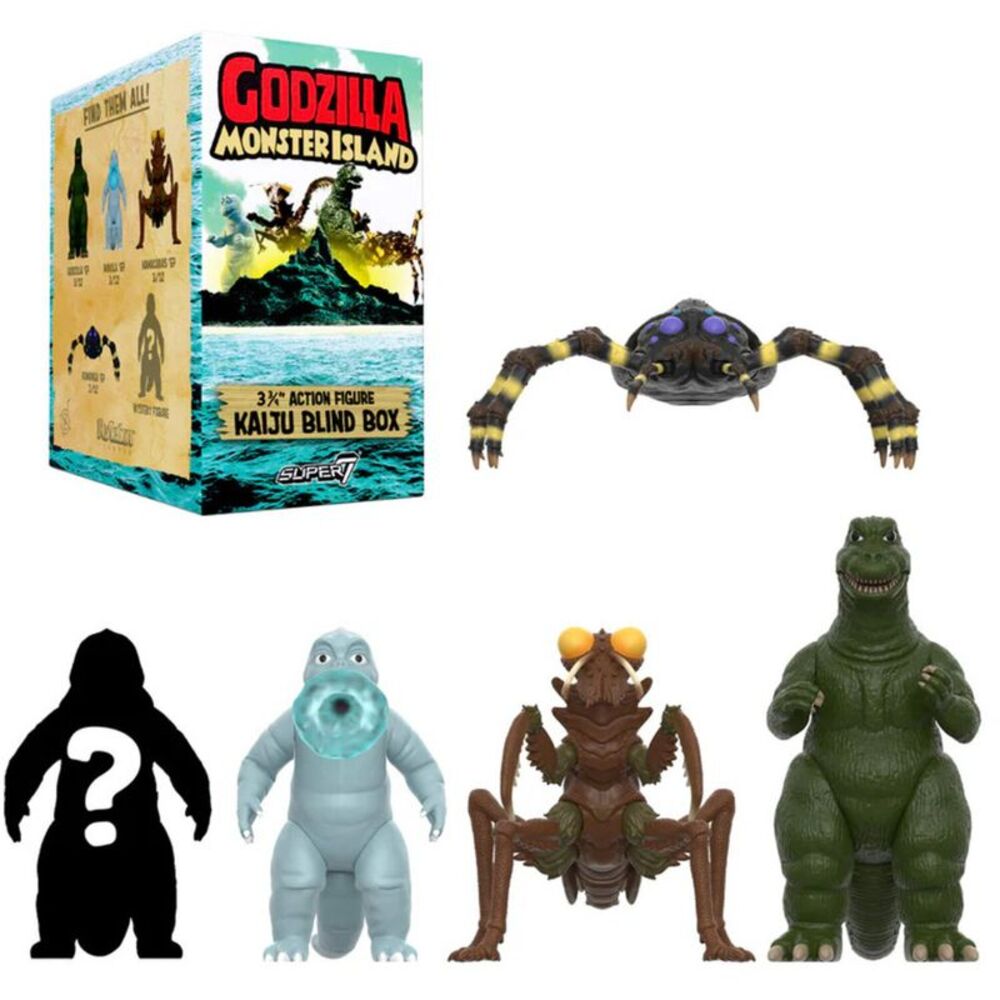 Super7 - Toho - Reaction Blind Box Wv13 - Showa Monster Island 12pc PDQ